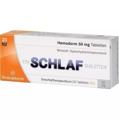 HEMODORM 50 mg Einschlaftabletten, 20 St