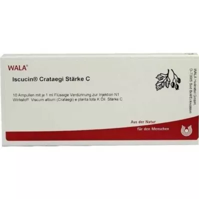 ISCUCIN crataegi Stärke C Ampullen, 10X1 ml