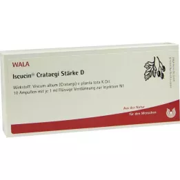 ISCUCIN crataegi Stärke D Ampullen, 10X1 ml