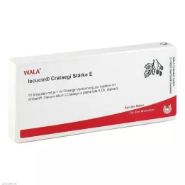 ISCUCIN crataegi Stärke E Ampullen, 10X1 ml