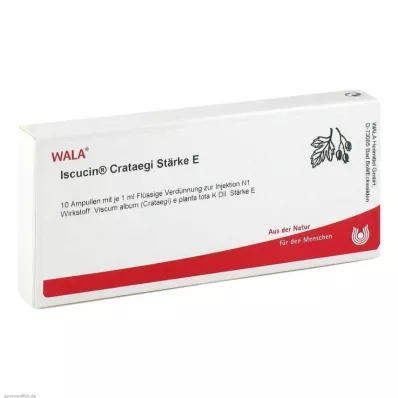 ISCUCIN crataegi Stärke E Ampullen, 10X1 ml ISCUCIN crataegi Stärke E Ampullen, 10X1 ml