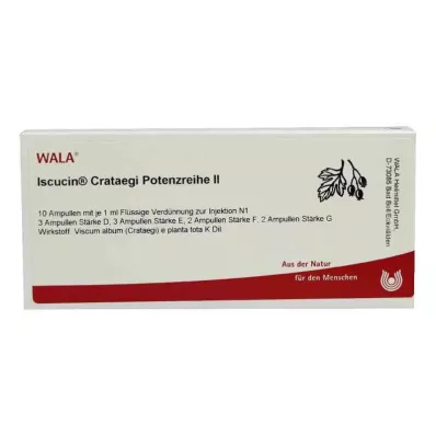 ISCUCIN crataegi Potenzreihe II Ampullen, 10X1 ml