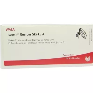 ISCUCIN quercus Stärke A Ampullen, 10X1 ml