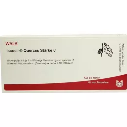 ISCUCIN quercus Stärke C Ampullen, 10X1 ml
