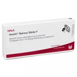 ISCUCIN quercus Stärke F Ampullen, 10X1 ml