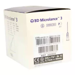 BD MICROLANCE Kanüle 22 G 1 1/4 0,7x30 mm, 100 St