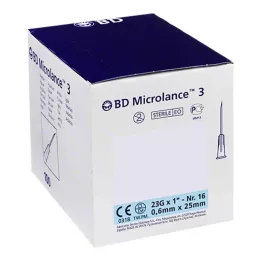 BD MICROLANCE Kanüle 23 G 1 0,6x25 mm, 100 St