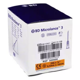 BD MICROLANCE Kanüle 25 G 5/8 0,5x16 mm, 100 St