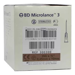 BD MICROLANCE Kanüle 26 G 3/8 0,45x10 mm, 100 St