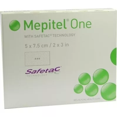 MEPITEL One 5x7,5 cm Silikon Netzverband, 10 St