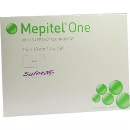 MEPITEL One 7,5x10 cm Silikon Netzverband, 10 St