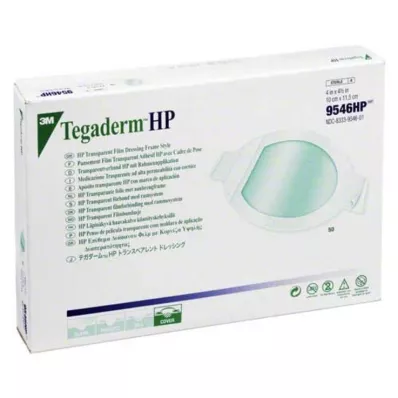 TEGADERM 3M Transpar.Verb.10x11,5 cm oval 9546HP, 50 St