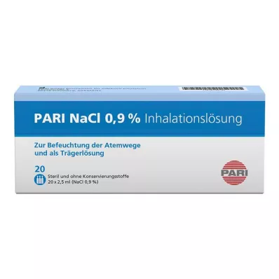 PARI NaCl Inhalationslösung Ampullen, 20X2.5 ml PARI NaCl Inhalationslösung Ampullen, 20X2.5 ml