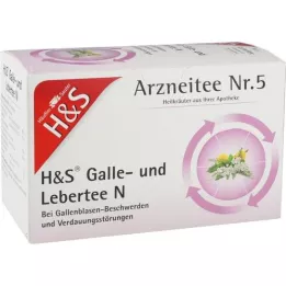 H&amp;S Galle- und Lebertee N Filterbeutel, 20X2.0 g