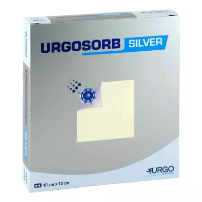 Urgosorb Silver 10x10 cm Kompressen (10 stk)