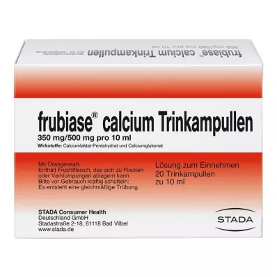 FRUBIASE CALCIUM T Trinkampullen, 20 St