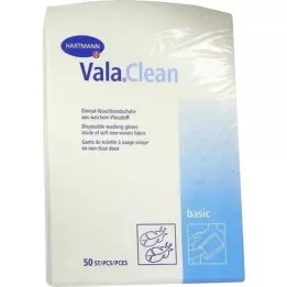 VALACLEAN Basic Waschhandschuhe, 50 St