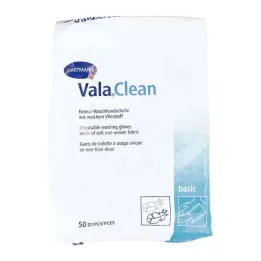 VALACLEAN Basic Waschhandschuhe, 50 St