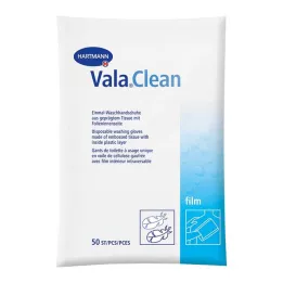 VALACLEAN Film Waschhandschuhe, 50 St