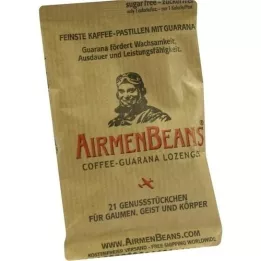 AIRMENBEANS feinste Kaffee Pastillen m.Guarana, 21 St