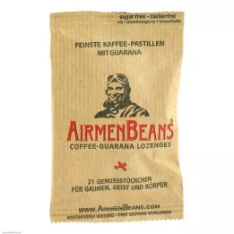 AIRMENBEANS feinste Kaffee Pastillen m.Guarana, 21 St