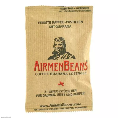 AIRMENBEANS feinste Kaffee Pastillen m.Guarana, 21 St AIRMENBEANS feinste Kaffee Pastillen m.Guarana, 21 St