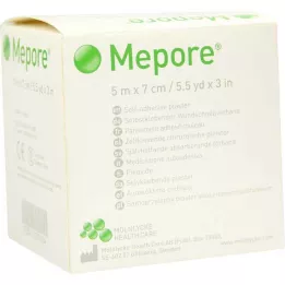MEPORE Wundverband unsteril 7 cmx5 m, 1 St