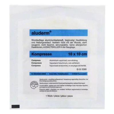 ALUDERM Kompressen 10x10 cm, 1 St