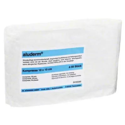 ALUDERM Kompressen 10x10 cm, 50 St