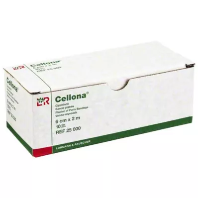 CELLONA Gipsbinden 6 cmx2 m, 2X5 St