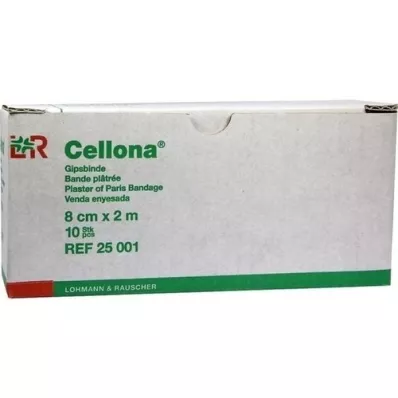 CELLONA Gipsbinden 8 cmx2 m, 2X5 St