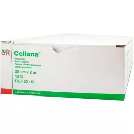 CELLONA Gipsbinden 20 cmx2 m, 2X5 St