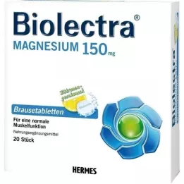 BIOLECTRA Magnesium 150 mg Zitrone Brausetabletten, 20 St