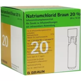 NATRIUMCHLORID 20% MPC Elektrolytkonzentrat, 20X10 ml