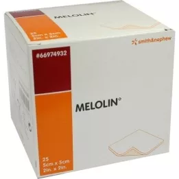 MELOLIN 5x5 cm Wundauflagen steril, 25 St