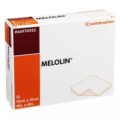 MELOLIN 10x10 cm Wundauflagen steril, 10 St