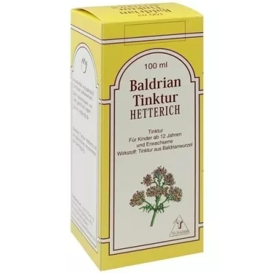 BALDRIANTINKTUR Hetterich, 100 ml