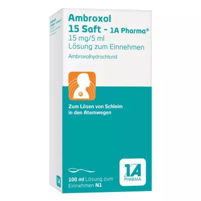 AMBROXOL 15 Saft-1A Pharma, 100 ml