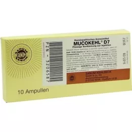 MUCOKEHL Ampullen D 7, 10X1 ml