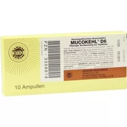 MUCOKEHL Ampullen D 6, 10X1 ml