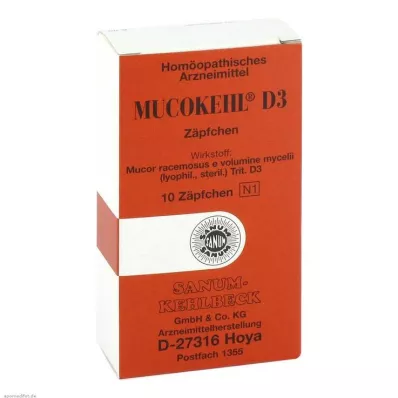 MUCOKEHL Suppositorien D 3, 10 St