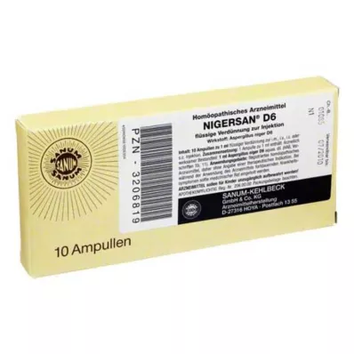 NIGERSAN D 6 Ampullen, 10X1 ml