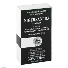 NIGERSAN D 3 Suppositorien, 10 St