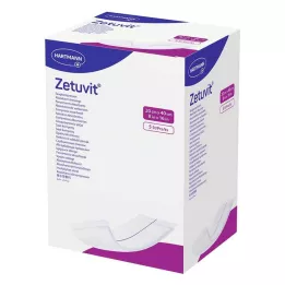ZETUVIT Saugkompressen steril 20x40 cm, 5 St