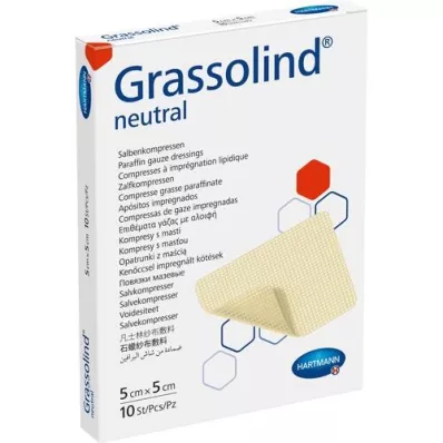 GRASSOLIND Salbenkompressen 5x5 cm steril, 10 St