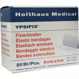 FIXIERBINDE Ypsifix elastisch 8 cmx4 m lose, 20 St