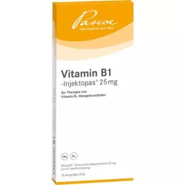 VITAMIN B1 INJEKTOPAS 25 mg Injektionslösung, 10X1 ml