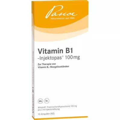 VITAMIN B1 INJEKTOPAS 100 mg Injektionslösung, 10X2 ml