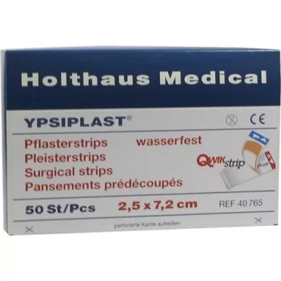 PFLASTERSTRIPS Ypsiplast wasserf.2,5x7,2 cm, 50 St