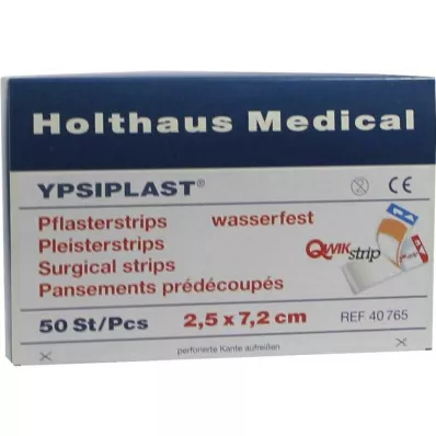 PFLASTERSTRIPS Ypsiplast wasserf.2,5x7,2 cm, 50 St